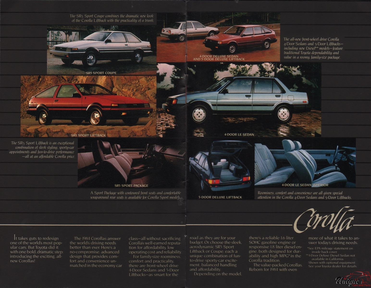 1984 Toyota Full-Lineup Brochure Page 7
